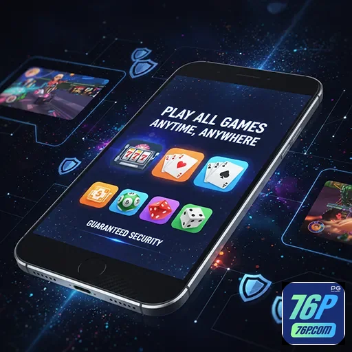 Mobile casino gaming experience at 76p - 76p